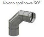 Kolano spalinowe 80, 90°