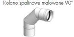 Kolano spalinowe malowane 80, 90°