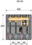 Moduł hydrauliczny do dwóch obiegów grzewczych z pompą klasy A do MCR/MCA