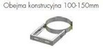 Obejma konstrukcyjna 100, 100-150mm
