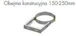 Obejma konstrukcyjna 150, 150-250mm