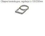 Obejma konstrukcyjna 175, 150-250mm