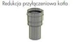 Redukcja przyłączeniowa kotła spalinowa 80-100 długość 200