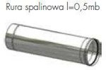 Rura spalinowa 180, 500 mm
