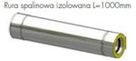 Rura spalinowa izolowana 60, 1000 mm