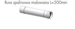 Rura spalinowa malowana 100, 500 mm