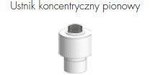 Ustnik koncentryczny pionowy 80/125