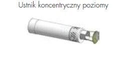 Ustnik koncentryczny poziomy 60/100 - 84887678AB