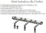 Zestaw kaskadowy spalinowy dla 3 kotłów FI200