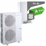 Повітряний тепловий насос Alezio AWHP 16 TR-3 (MIV-3HI, конвектор кондиціонера), 3 фази