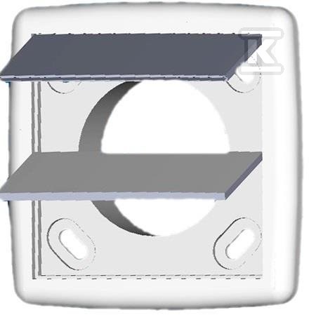 White ejection socket (double flap) - TUY11G