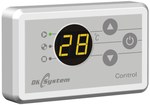 CONTROL - room panel for controlling the boiler or pump operation regulator