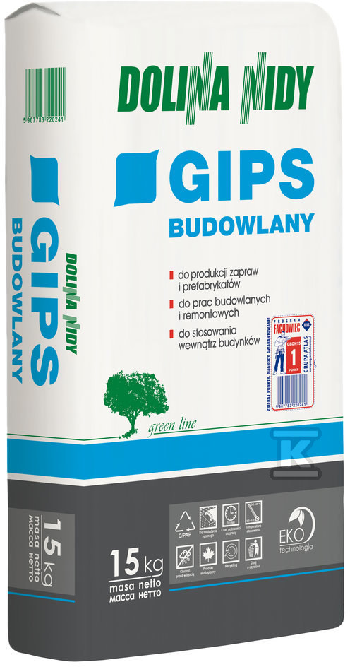 Baugips - 15-kg-Sack Dolina Nidy - DN-GB-15