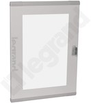 Ușă plată transparentă, pentru XL3 160, 4x24, înălțime 750mm