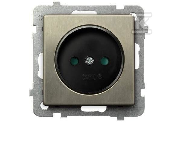 Розетка одинарна з жалюзі, нова СОНАТА - GP-1RMP/M/44