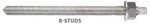 Pręt gwintowany R-STUDS M16x220 zakończenie sześciokątne klasy 5.8 /10szt./