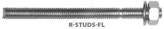 R-STUDS Pręt gwintowany M12x350 - R-STUDS-12350-A2FL