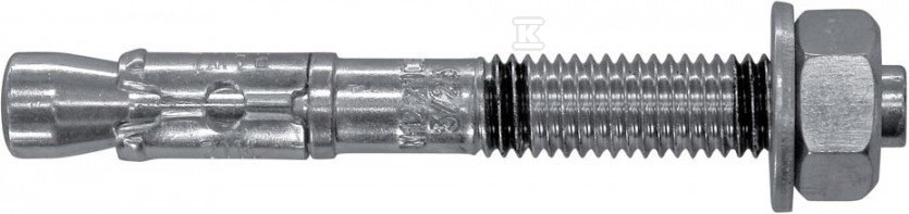 Steel segmented throughbolt anchor 6 x - R-XPT-06050/10