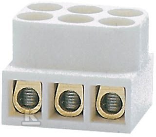 Terminal block, threaded, - 25213406