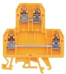 Yellow threaded terminal block ZUG-G/21