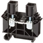 ZUG-16 black straight-through terminal block