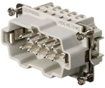 Вставка для промислових роз'ємів HDC HE 10 MS