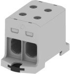 Клемна колодка AL, CU, 35-240мм2, TS 35, 1 доріжка, 4 затискних отвори, сіра, VC05-0037