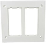 2-module frame for SBM250 box, 4-way K45, white Connect