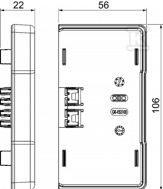 Typ hrotu GK-E53100RW - 6113110