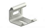 Cat 40GS bracket. Light bracket for 50 and 100 wide channels, sendzimir galvanized, System E90