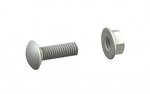 6x20 EZ BTRCC screw. 6x20 screw + nut, zinc plated, System E90 /100pkg/