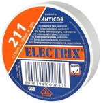 Bandă ELECTRIX 211, albă 19 mm x 20 m