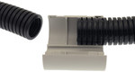 Муфта затискна для гофрованих і жорстких труб CR25 (25-26MM). Сірий колір