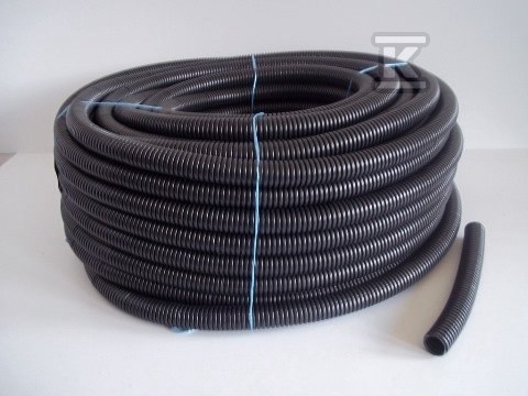 Rura giętka karbowana 18/13,5 czarna z - 05.108