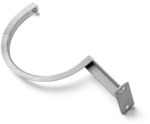 C-type bracket for pipes, outer diameter 110mm without foot hot-dip galvanized QUC 110