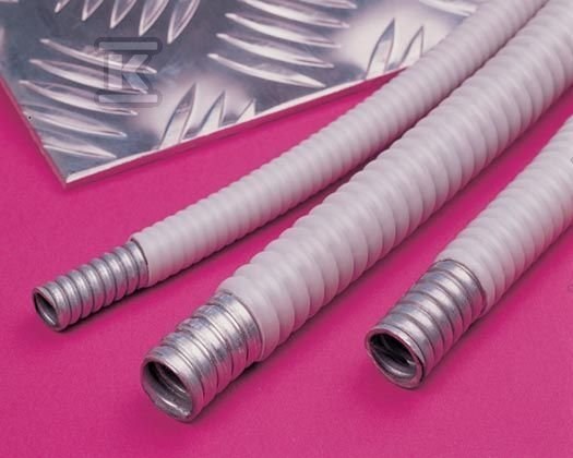 Galvanized steel hose (PESZEL) coated, - W2624