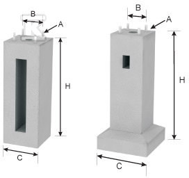 Fundament B-80 ELMONTER element - 000656