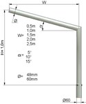 Ausleger NT ST 1 Rahmen 1,0 m