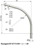 NT ST-Y Ausleger 1 Rahmen 1,0 m