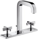 Bateria umywalkowa Hansgrohe Axor Citterio trzyotworowa z uchwytami krzyżowymi chrom 39134000