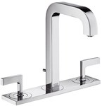 Bateria umywalkowa Hansgrohe Axor Citterio trzyotworowa z uchwytami jednoramiennymi chrom 39136000