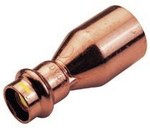 Перехідний з'єднувач 22 x 18 CU B Press Gas