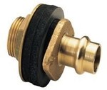 Przejście przez ściankę 15x1/2x3/4x30 brąz B Press