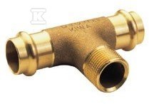 Trójnik z gwintem zewnętrznym, - P4132G01504015