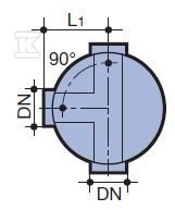 Kineta PP 425x200 połączeniowa 90st. - 3011356