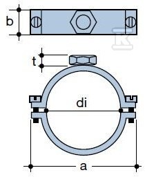 M10 40mm Quickstream steel holder - 4044432