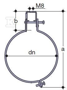 Mâner din oțel 125 mm lumină, QS (Quick - 4044455