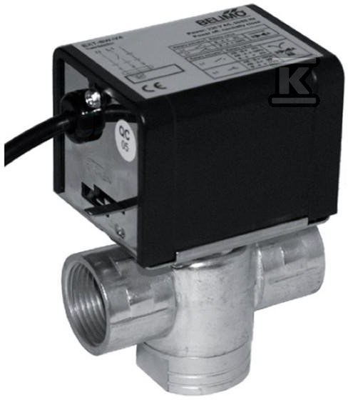 Three-way valve 1/2" with actuator - 10805