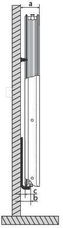 PURMO Vertical VR22C 2300x750 vertical - F252223007511300