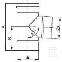 ST tee TRK 87 80 - 1TRK8780